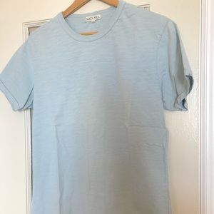 Alex Mill slub tee in mint blue / green size M